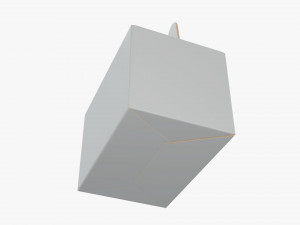 gable cardboard box Modelo 3D