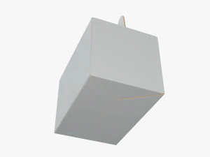 gable cardboard box 3D Model