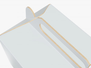 gable cardboard box Modelo 3D
