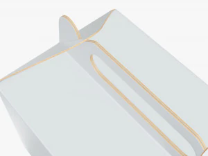 gable cardboard box 3D Model
