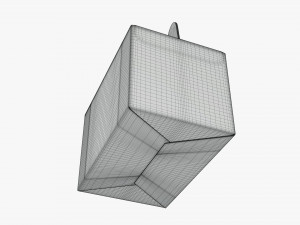 gable cardboard box Modelo 3D