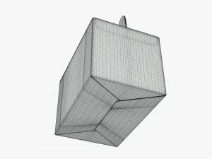 gable cardboard box 3D Model