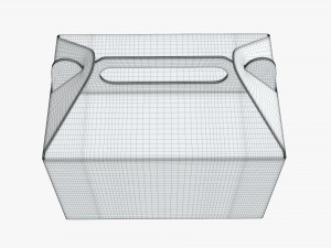 gable cardboard box Modelo 3D