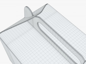 gable cardboard box Modelo 3D