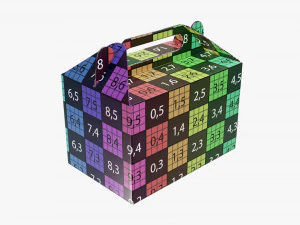 gable cardboard box 3D Model