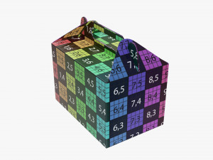 gable cardboard box Modelo 3D