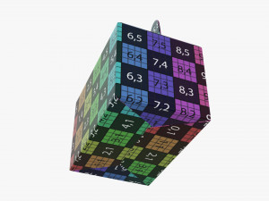 gable cardboard box Modelo 3D