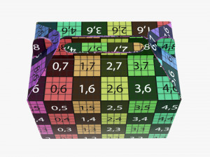 gable cardboard box Modelo 3D