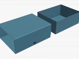 gift box with magnetic lock 3D Model