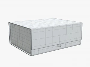 gift box with magnetic lock 3D Model