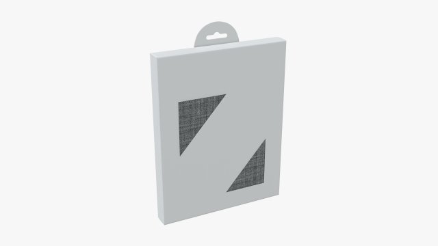 box for clothing cardboard Model 3D .c4d .max .obj .3ds .fbx .stl .blend 