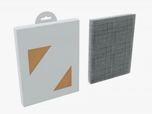 box for clothing cardboard 3D Model