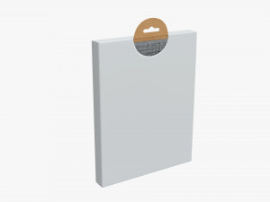 box for clothing cardboard Model 3D