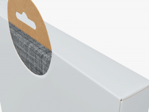 box for clothing cardboard Model 3D