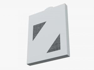 box for clothing cardboard Model 3D