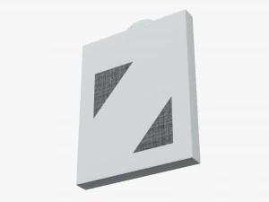 box for clothing cardboard 3D Model