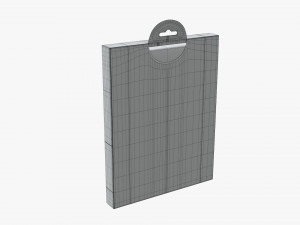 box for clothing cardboard Model 3D