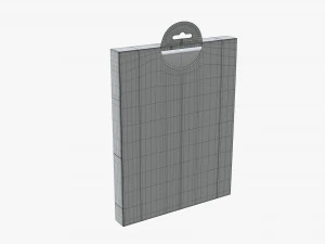 box for clothing cardboard 3D Model