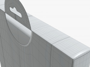 box for clothing cardboard Model 3D
