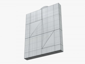 box for clothing cardboard Model 3D