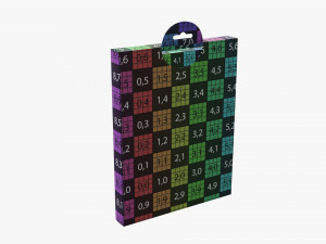 box for clothing cardboard Model 3D