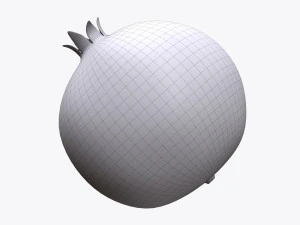 pomegranate ripe 3D Model