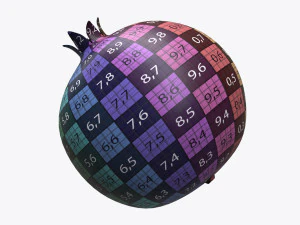pomegranate ripe 3D Model