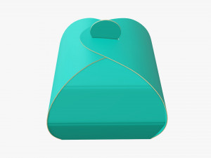 truffle tote box cardboard 3Dモデル