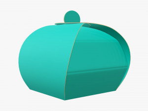 truffle tote box cardboard 3Dモデル