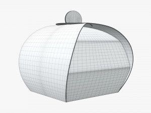 truffle tote box cardboard 3Dモデル