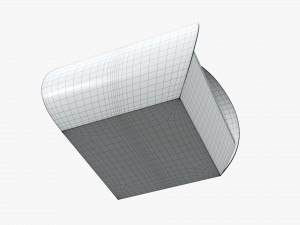 truffle tote box cardboard 3Dモデル
