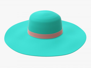 female hat 03 3D Model