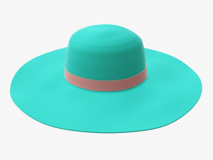 female hat 03 Modelo 3D