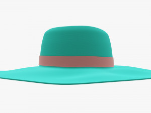 female hat 03 Modelo 3D