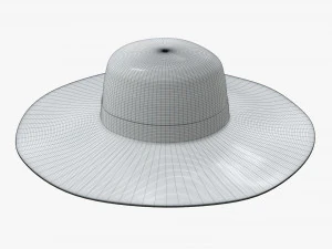 female hat 03 3D Model