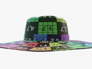 female hat 03 Modelo 3D