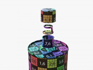 olive oil in a metal can 3D Model