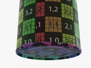 olive oil in a metal can 3D Model