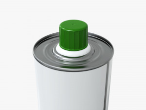 olive oil in a tin can Modello 3D