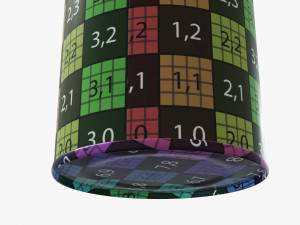 olive oil in a tin can Modello 3D