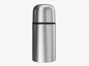 termos dengan cup stainless steel kecil Model 3D