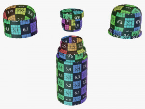 thermos with cup stainless steel small Modelo 3D