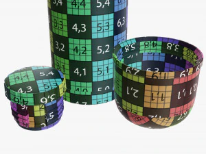 thermos with cup opened stainless steel small 3D Model