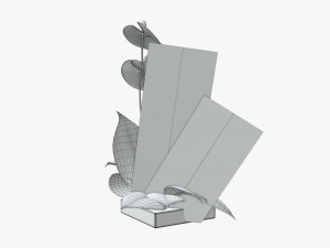 artificial anthurium composition 01 3D Model