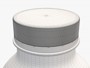yogurt bottle 1 Model 3D