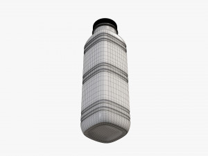 yogurt bottle 1 Model 3D