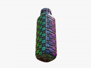 yogurt bottle 1 Model 3D