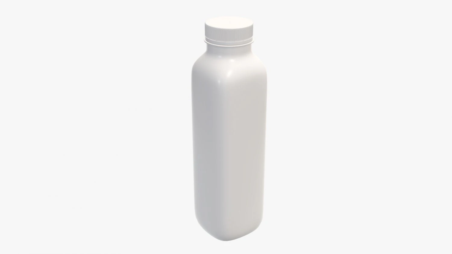 yogurt bottle 2 3D Model .c4d .max .obj .3ds .fbx .stl .blend