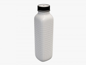 yogurt bottle 2 Model 3D
