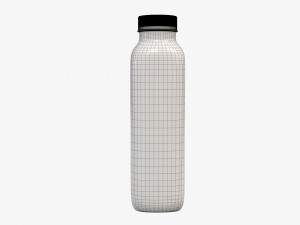 yogurt bottle 2 Model 3D